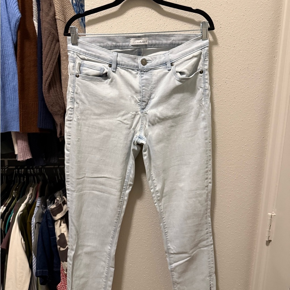 LOFT Light Blue Skinny Jeans